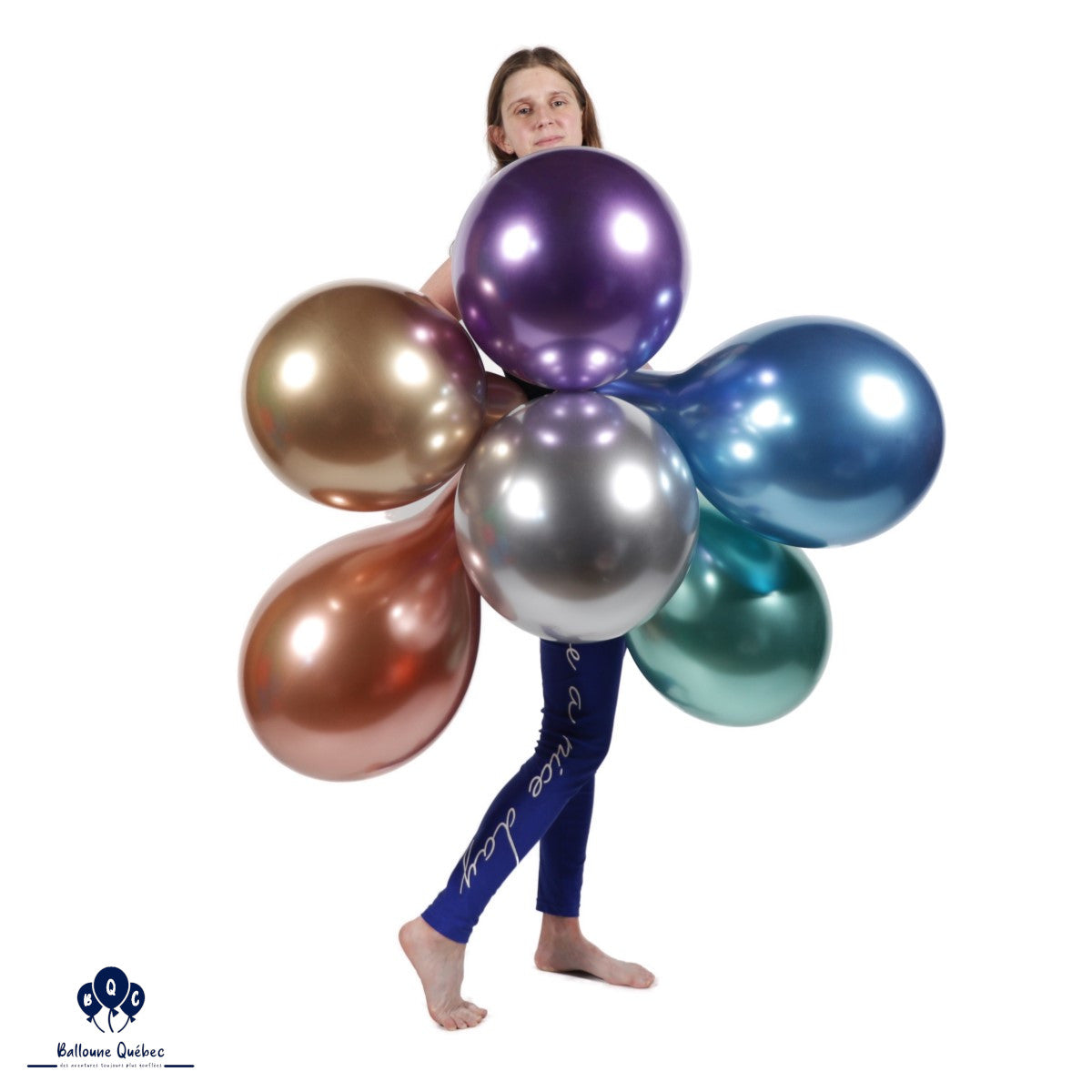 BQC Party 13" Chrome Balloon