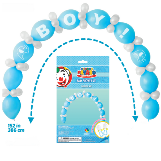Globos Payaso Baby Shower Boy Kit Balloon