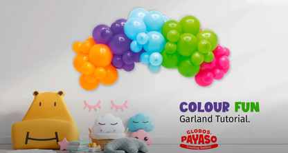 Globos Payaso Garland Colour fun Kit Balloon