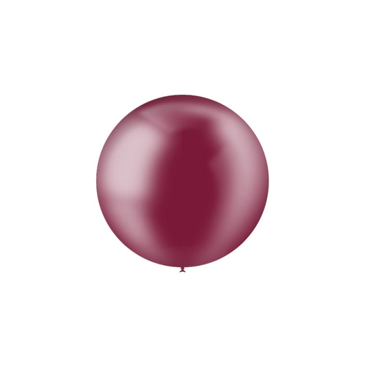 Balloonia 24" Burgundy Crystal 1 PCS Balloon