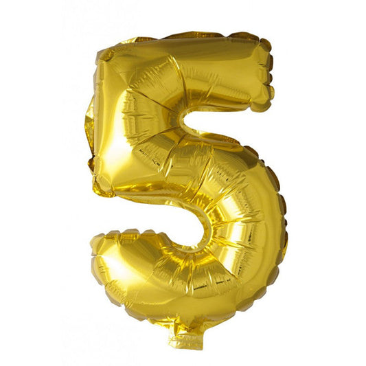 Globos Number 5 Or 42" Foil Aluminium Balloon