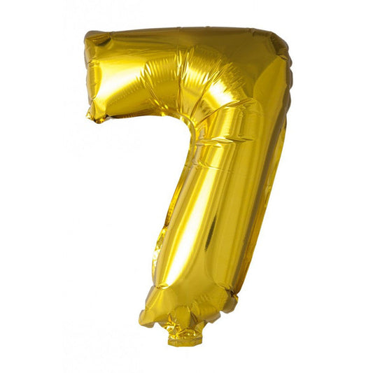 Globos Number 7 Or 34" Foil Aluminium Balloon