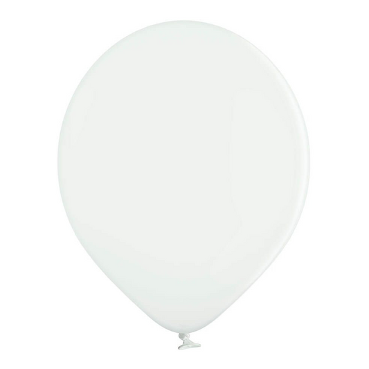 Belbal 14" White Pastel 25 PCS Per Bag Balloons