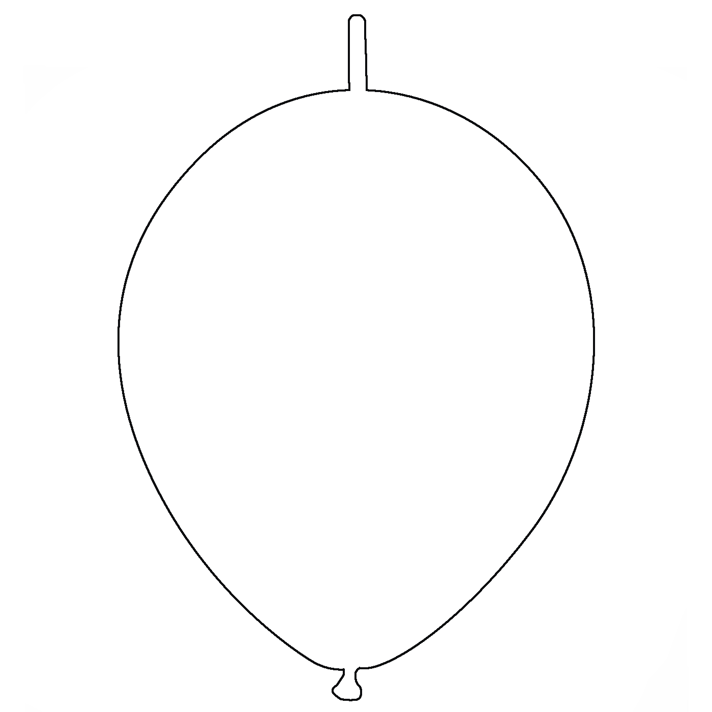 Decomex 18" Linking Standard &amp; Clear ballon