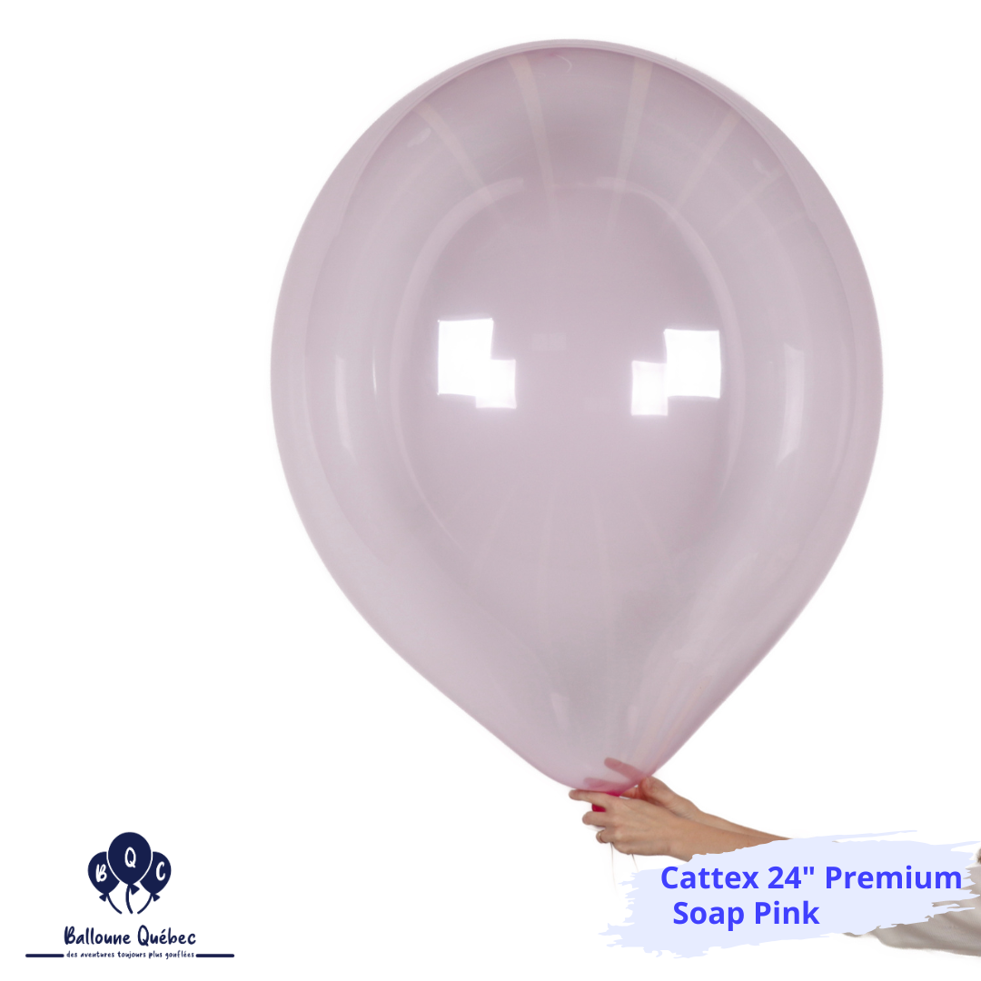 Cattex 24" Savon Rose Premium 1 PCS Ballons