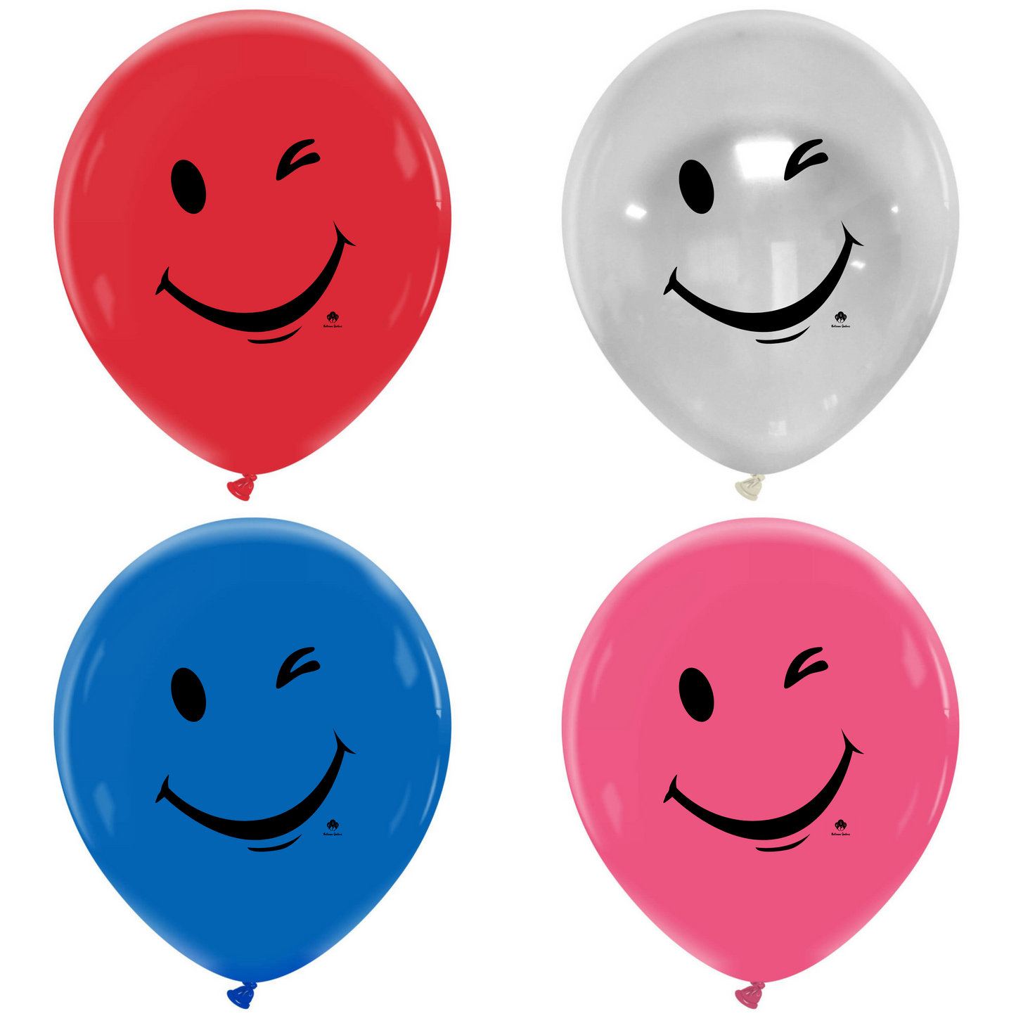 Cattex 18" Smiley Standard & Crystal 20 PCS Balloon