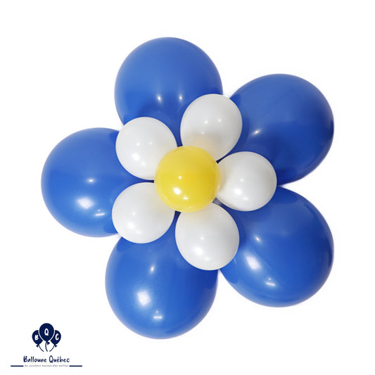 Globos Payaso Fleur Bleu Kit Ballon