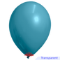 Globos Payaso / Unique 5" Aquamarine Translucid Decorator 100 PCS Balloons