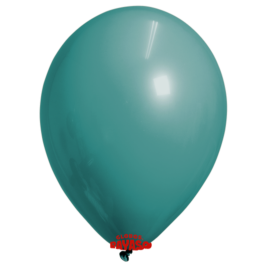 Globos Payaso / Unique 12" Aqua Blue Decorator Balloon