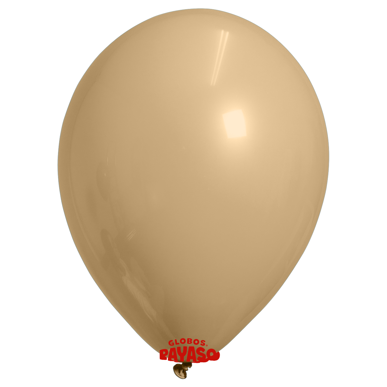 Globos Payaso / Unique 12" Beige Décorateur Ballon