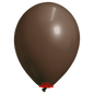 Globos Payaso / Unique 5" Brown Decorator 100 PCS Balloons