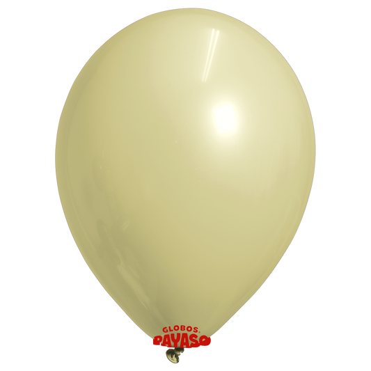 Globos Payaso / Unique 24" Ivory Decorator 10 PCS Per Bag Balloons