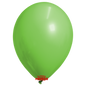 Globos Payaso / Unique 5" Vert Lime Decorator 100 PCS Ballons