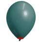 Globos Payaso / Unique 5" Teal Green Decorator 100 PCS Balloons