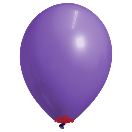 Globos Payaso / Unique 24" Violet Decorator 10 PCS Per Bag Balloons