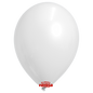 Globos Payaso / Unique 5" White Pastel 100 PCS Balloons