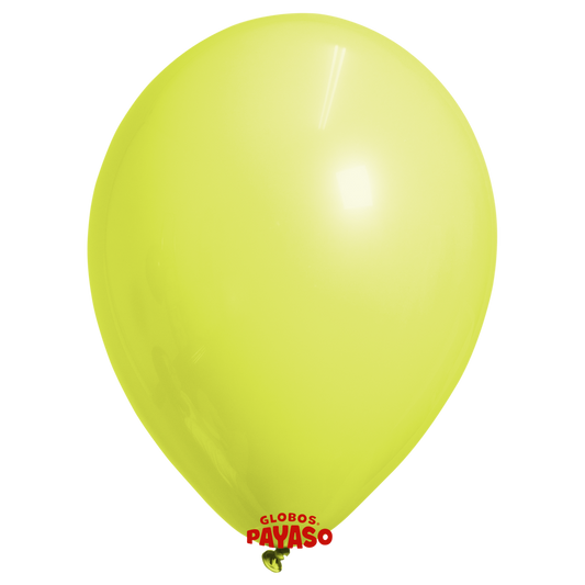 Globos Payaso / Unique 36" Yellow Pastel 6 PCS Per Bag Balloons