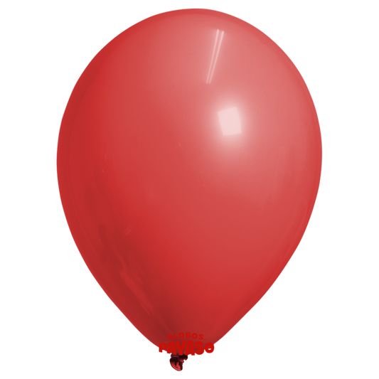 Globos Payaso / Unique 36" Red Pastel 6 PCS Per Bag Balloons