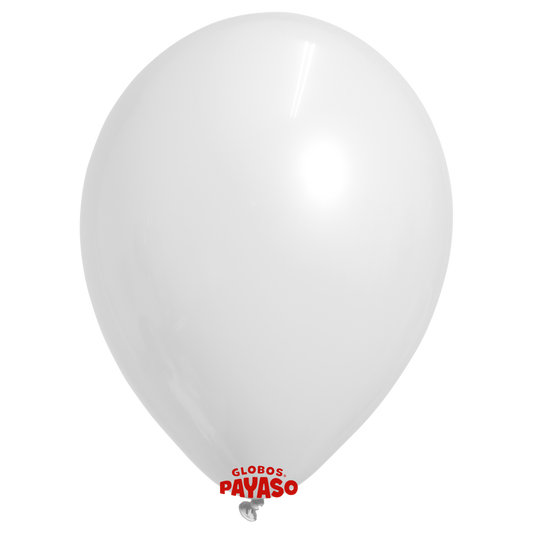 Globos Payaso / Unique 12" Blanc Décorateur Ballon