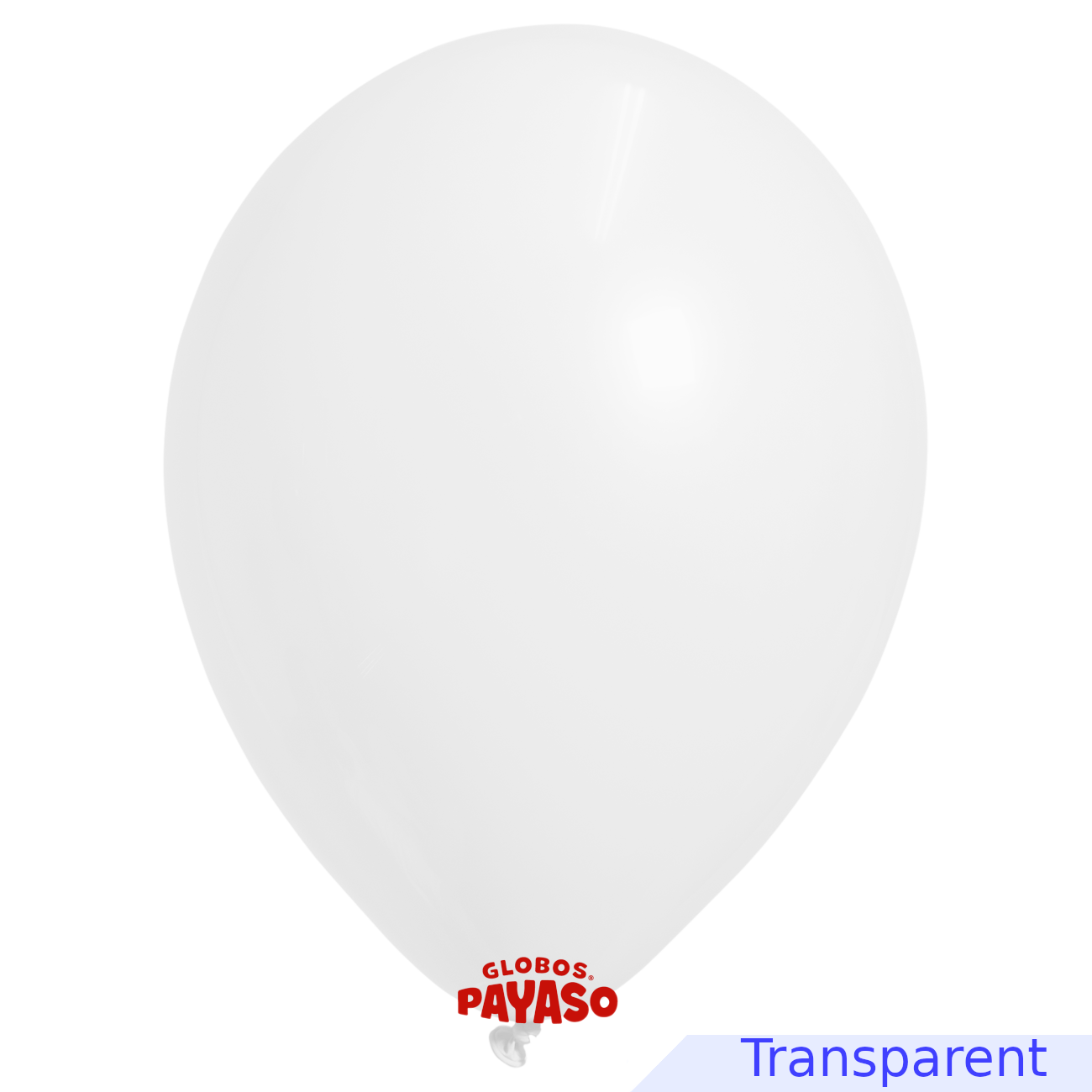 Globos Payaso / Unique 36" Clear Translucid Decorator 6 PCS Per Bag Balloons