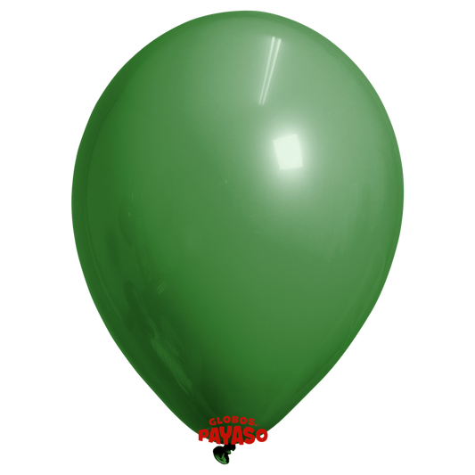 Globos Payaso / Unique 12" Forest Green Decorator Balloon