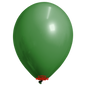 Globos Payaso / Unique 12" Vert Foret Decorator 25 PCS Balloon