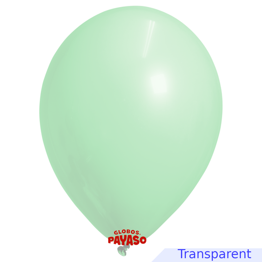 Globos Payaso / Unique 24" Green Soap Bubble 10 PCS Per Bag Balloons