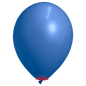 Globos Payaso / Unique 12" Bleu Nuit Decorator 25 PCS Balloon