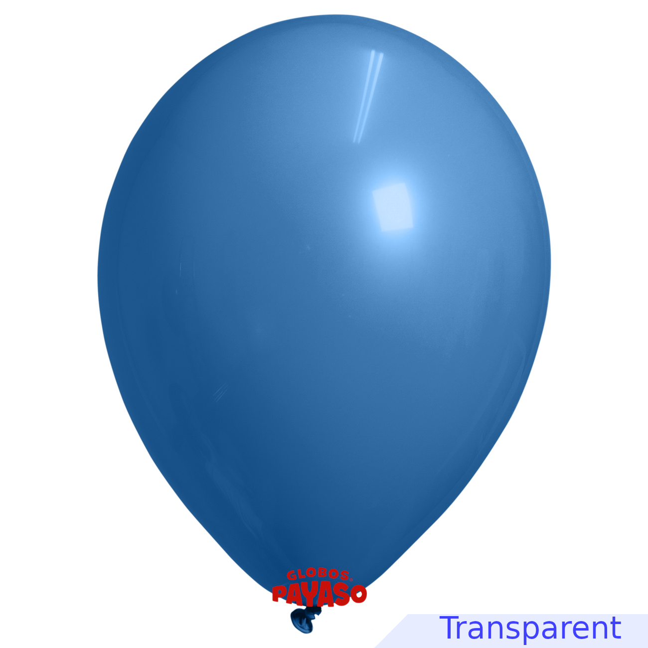 Globos Payaso / Unique 5" Blue Marine Translucide Décorateur Ballon
