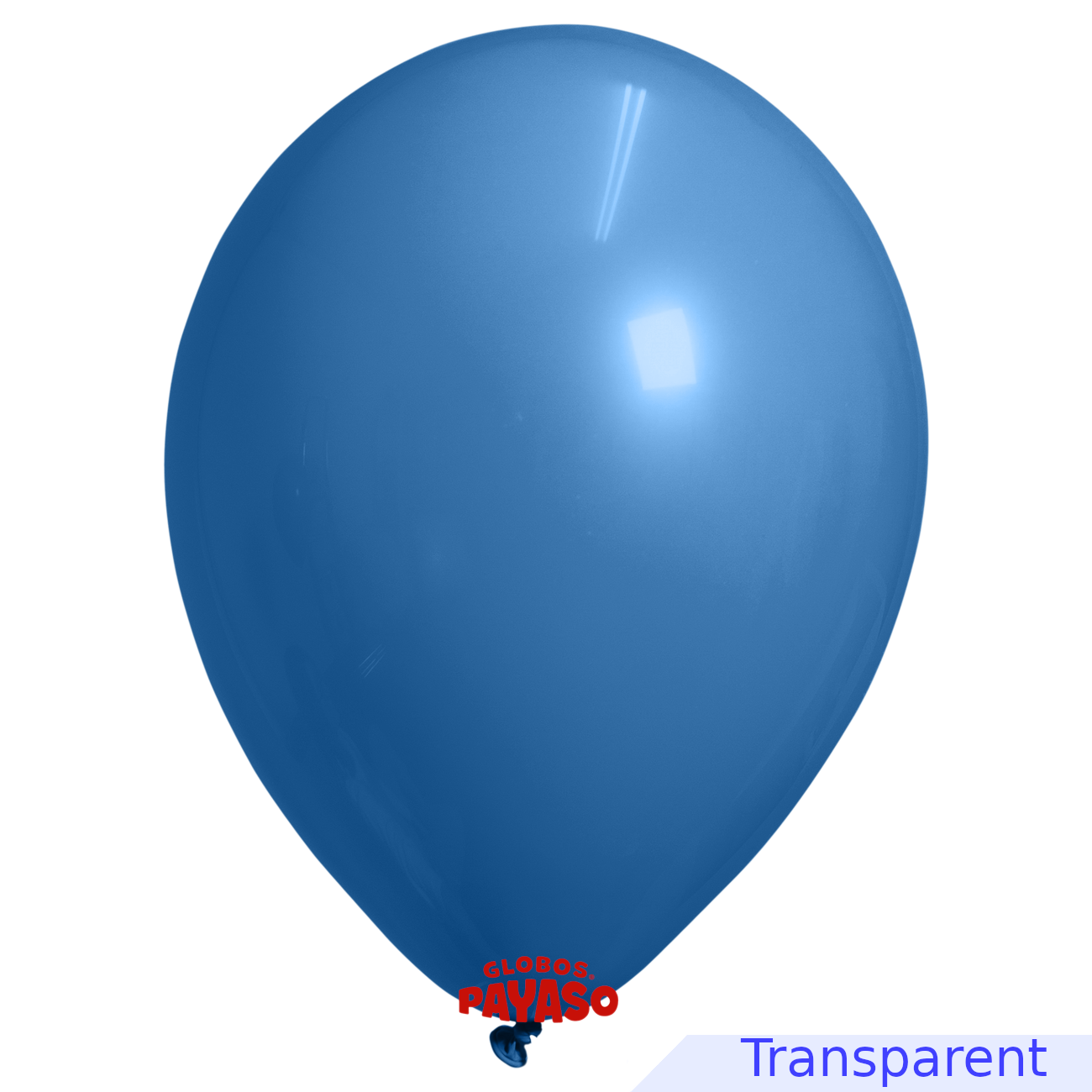 Globos Payaso / Unique 36" Blue Marine Translucide Décorateur Ballon