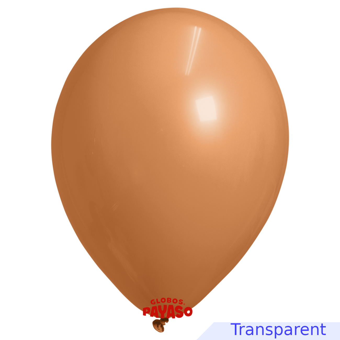 Globos Payaso / Unique 5" Orange Translucide Décorateur Ballon