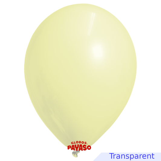 Globos Payaso / Unique 12" Yellow Soap Bubble Balloon
