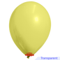 Globos Payaso / Unique 5" Jaune Translucide Décorateur 100 PCS Ballons