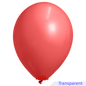 Globos Payaso / Unique 5" Rouge Clair Translucide Décorateur 100 PCS Ballons