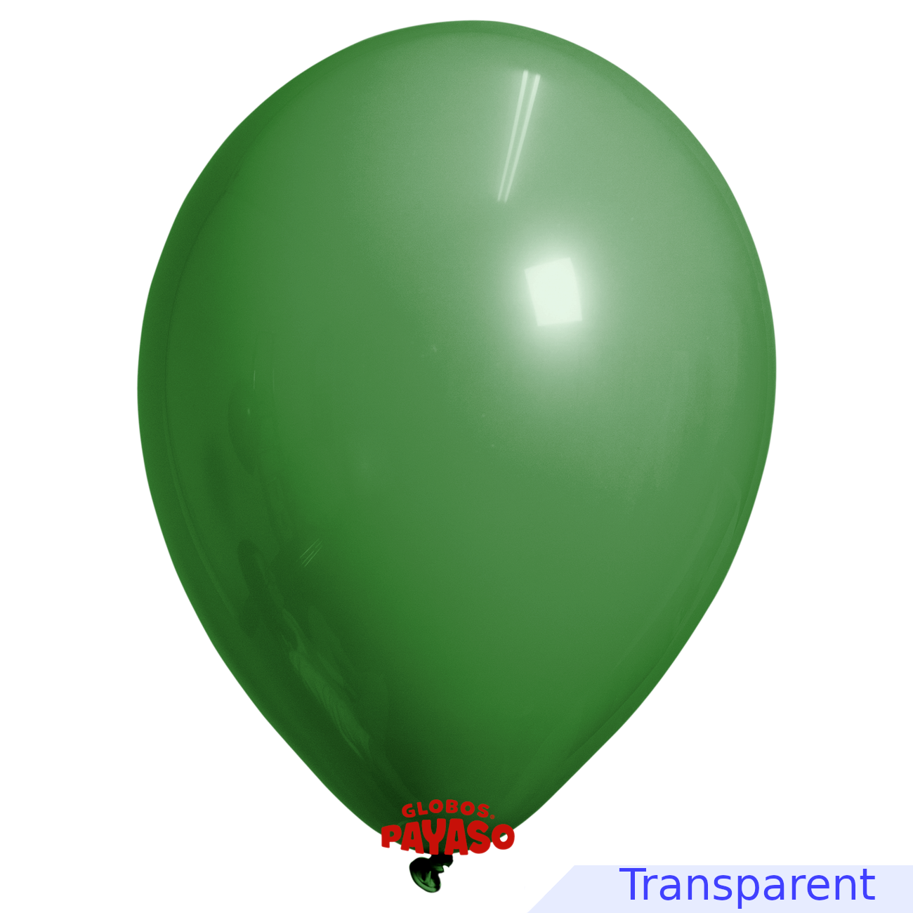 Globos Payaso / Unique 36" Emerald Green Translucid Decorator 6 PCS Per Bag Balloons