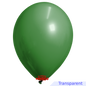 Globos Payaso / Unique 36" Emerald Green Translucid Decorator 6 PCS Per Bag Balloons