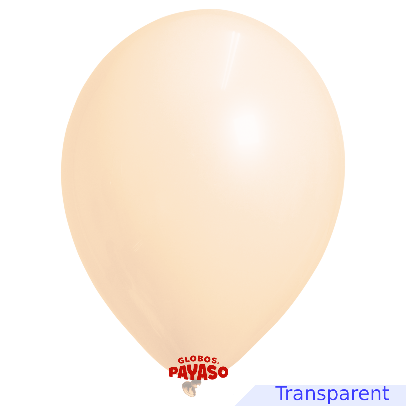 Globos Payaso / Unique 12" Orange Soap Bubble Balloon