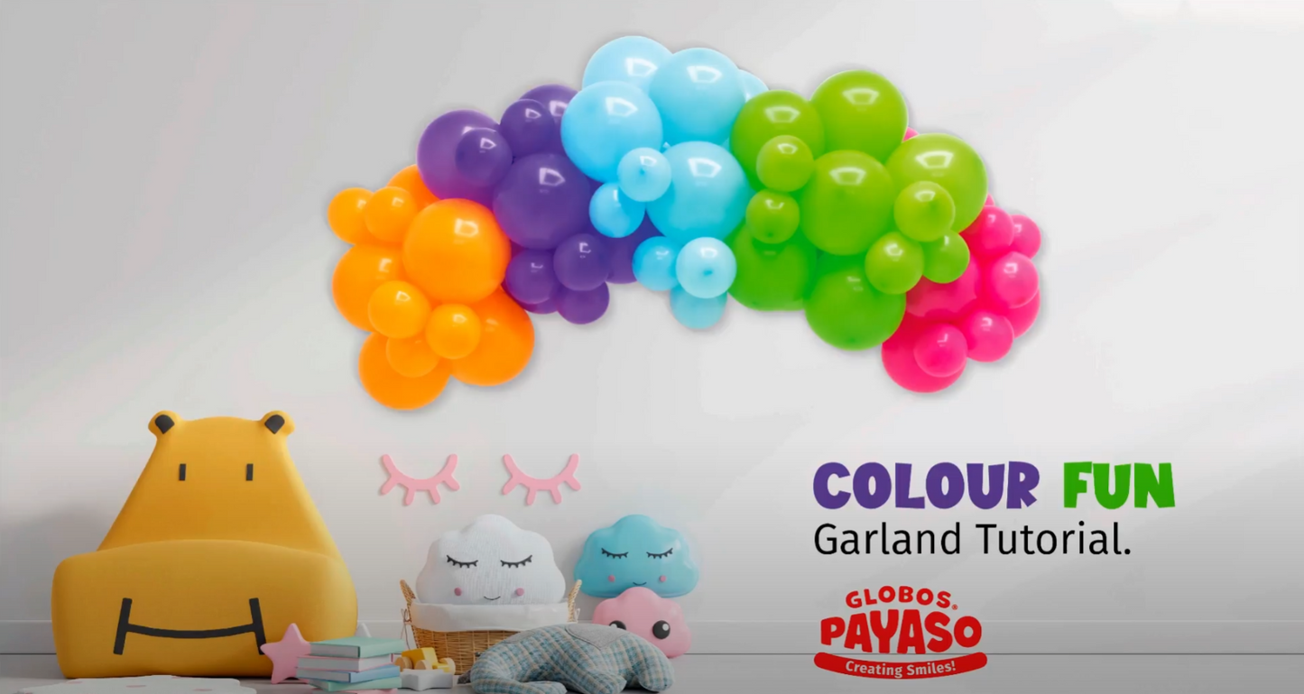 Globos Payaso Guirlande Couleur fun Kit Ballon