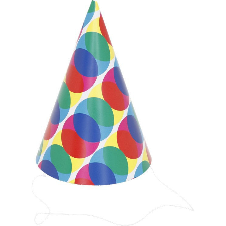 Globos Payaso 6 Cone Party Hats Paper