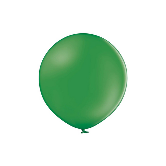 Belbal 24" Leaf Green Pastel 1 PCS Per Bag Balloons + 1 Closing Clip