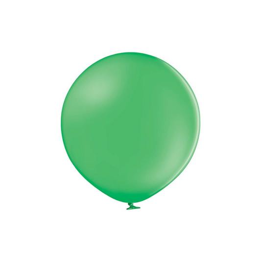 Belbal 24" Bright Green Pastel 1 PCS Per Bag Balloons + 1 Closing Clip