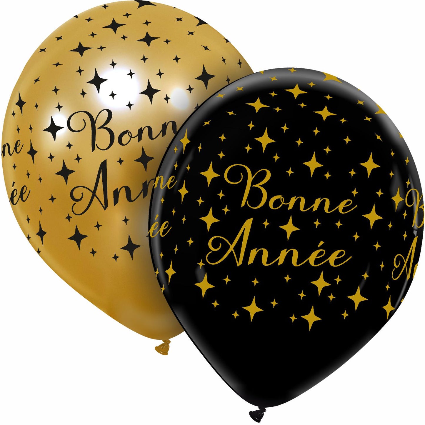 Cattex 12" Bonne Année Étincelles Premium 20 PCS Ballons