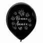 Cattex 12" Bonne Année Argent Premium 20 PCS Ballons 