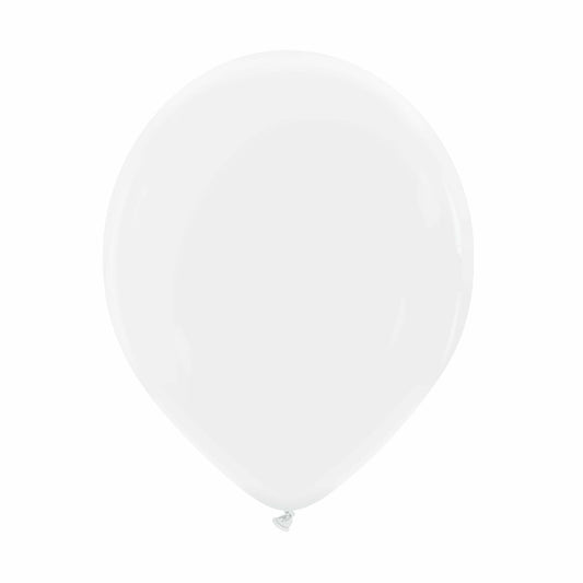 Cattex 12" Blanc comme neige Premium 50 PCS Ballons