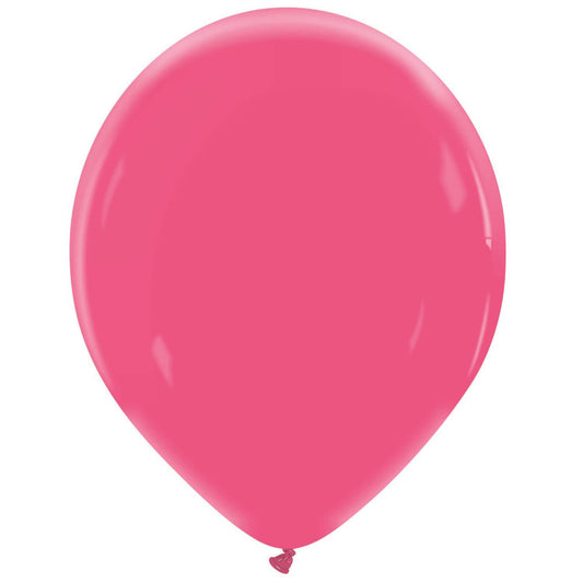 Cattex 14" Raspberry Pink Premium 25 PCS Balloons