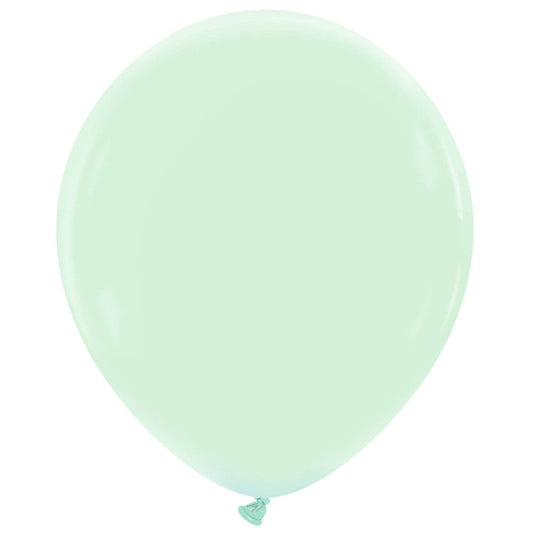 Cattex 18" Mint Cream Premium 25 PCS Per Bag Balloons