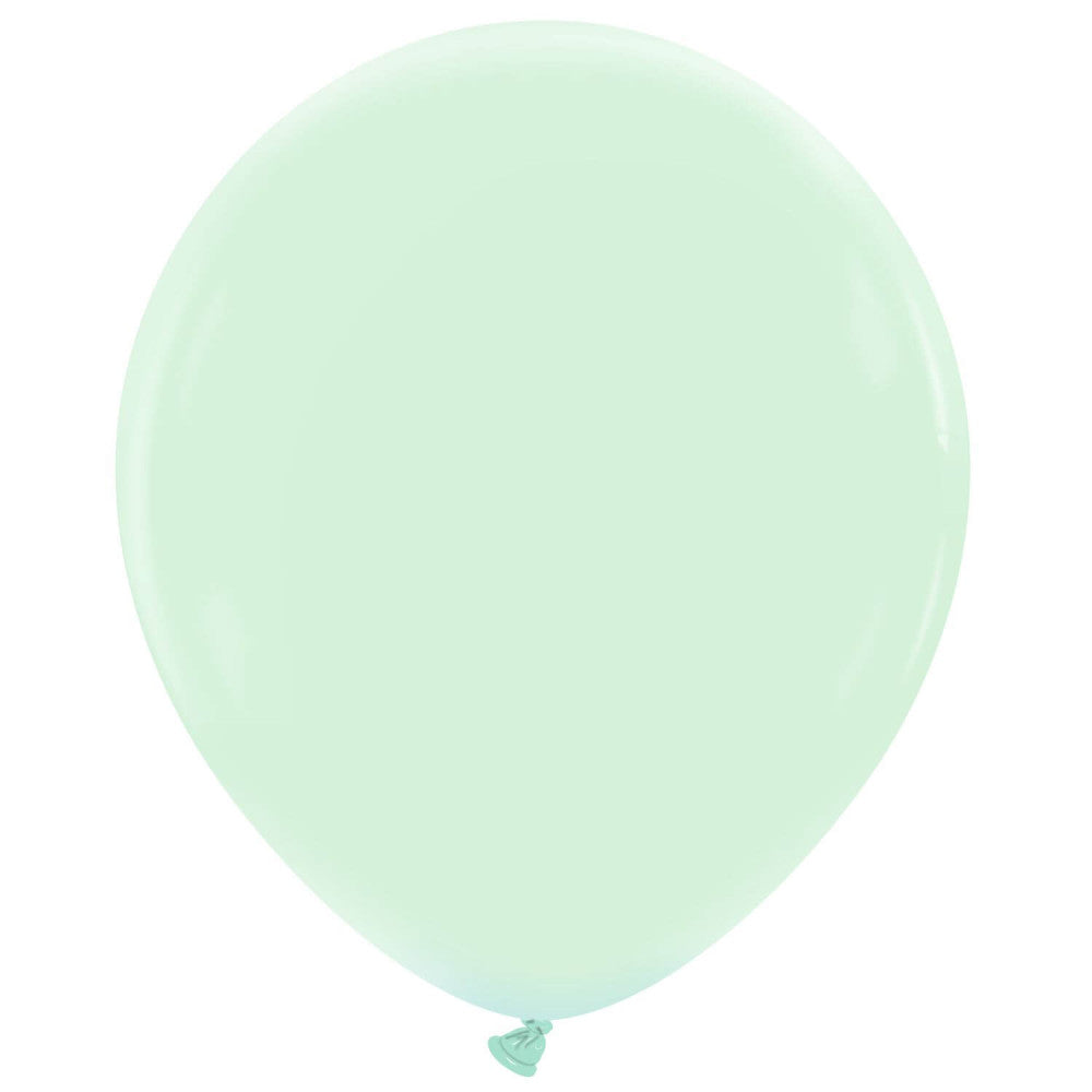 Cattex 18" Mint Cream Premium 25 PCS Balloons