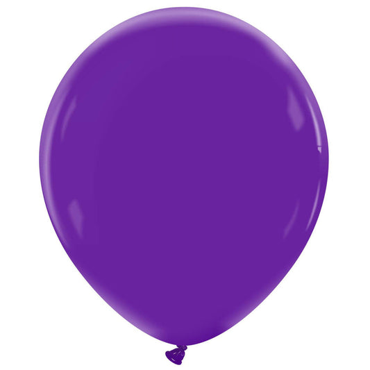 Cattex 18" Royal Purple Premium 25 PCS Per Bag Balloons