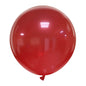 Belbal 24" Crystal Red 1 PCS Per Bag Balloons + 1 Closing Clip