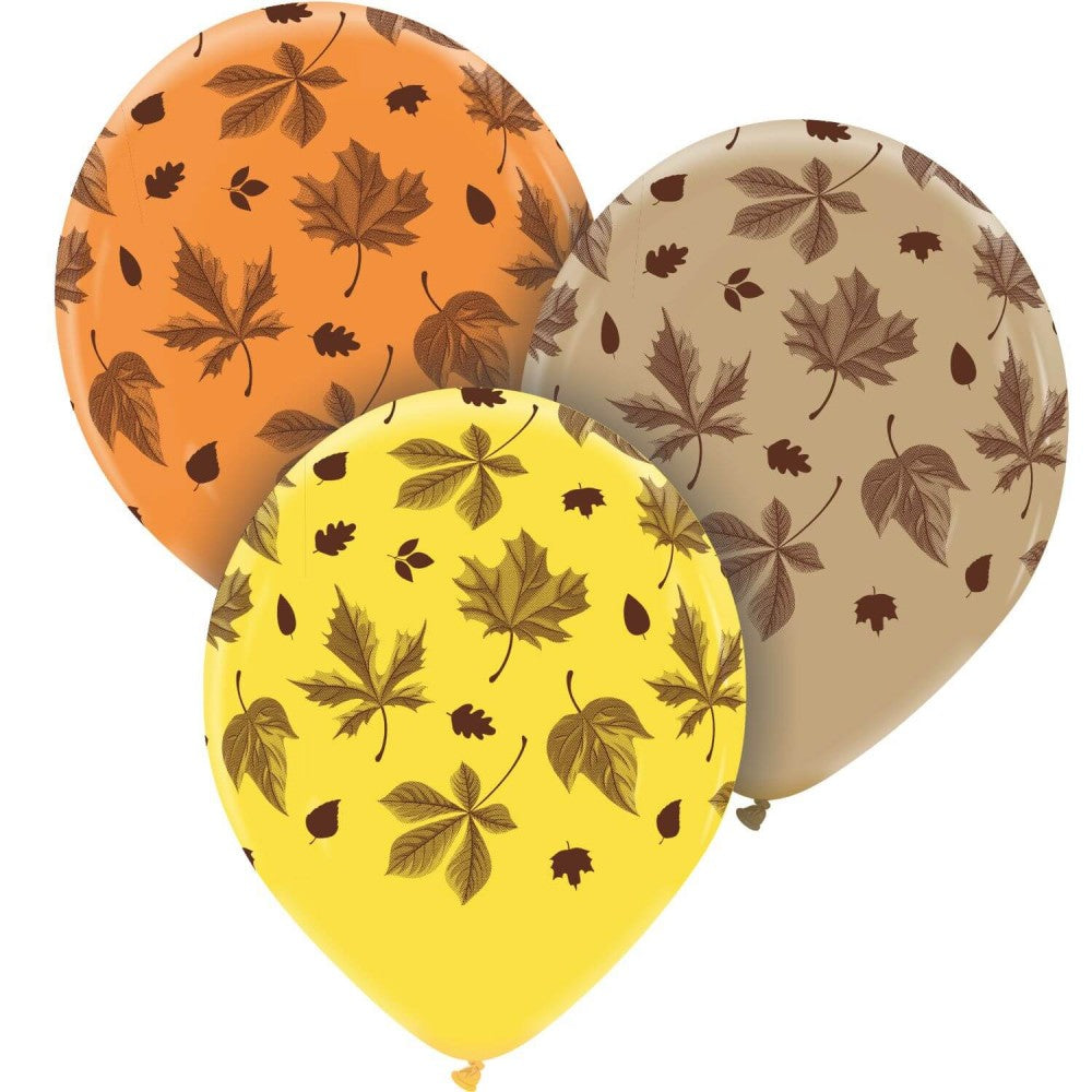 Cattex Premium 12" Feuilles d'automne 10 PCS Ballons